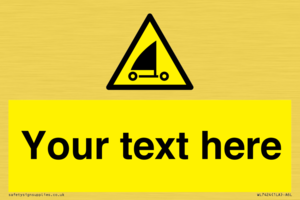 Custom Warning sand yachting